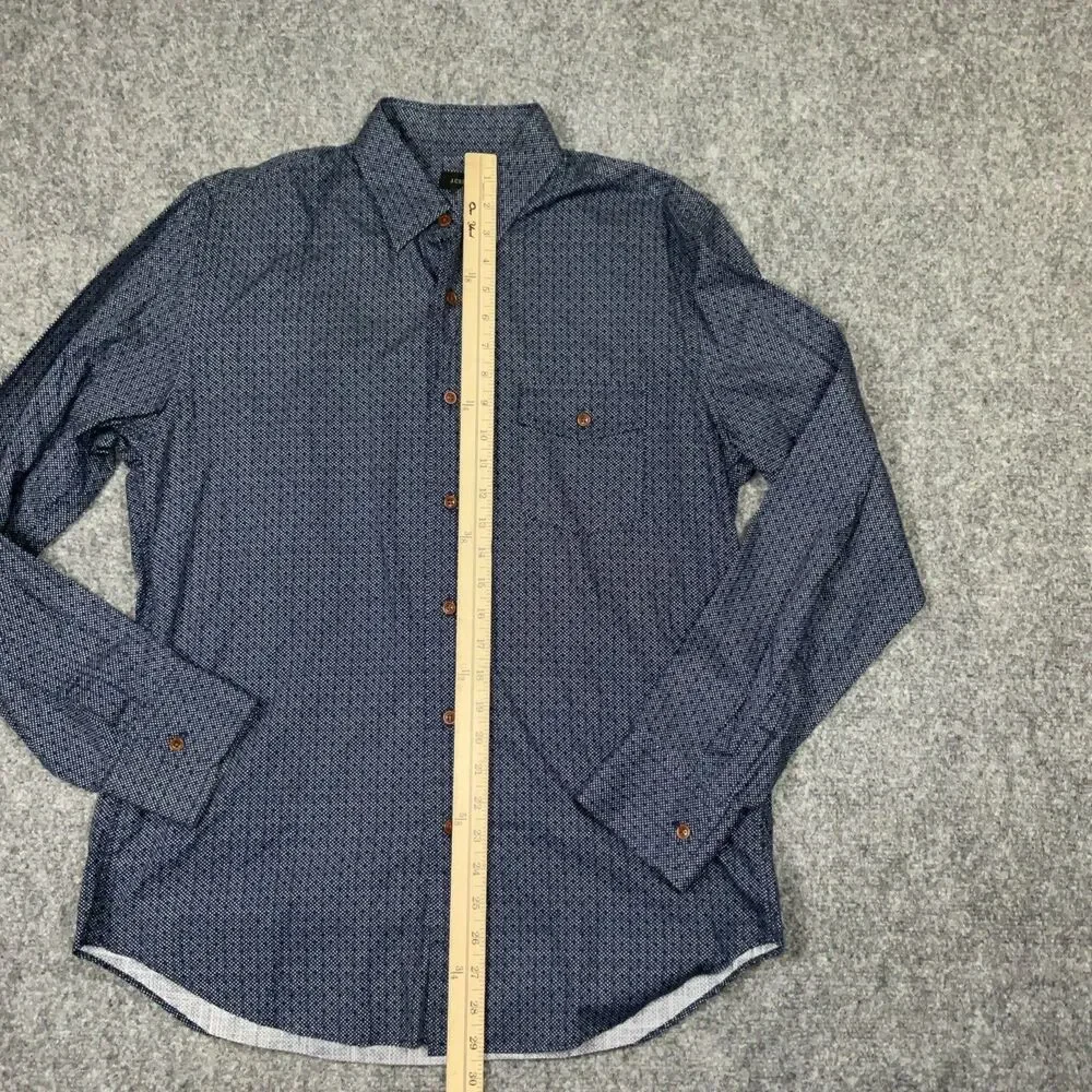 J.Crew Shirt Mens Size M Blue Button Up Causal Office Business  Preppy